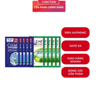 Dây CLEAR Dầu Gội Gói Bạc Hà/ Clear men/ Anh Đào Dây