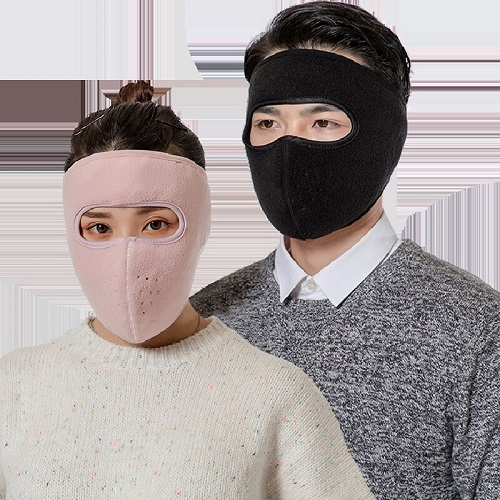 Khẩu Trang Ninja Vải Nỉ Dán Gáy Che Kín Mặt Tai,Chống Nắng Chạy Xe Phượt Nam Nữ Hè