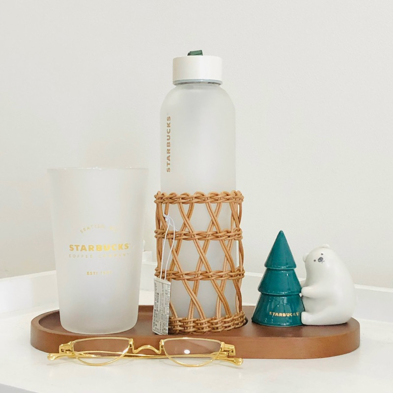 BỘ LY BÌNH THUỶ TINH SƯU TẦM CHÍNH HÃNG TỪ STARBUCKS KOREA