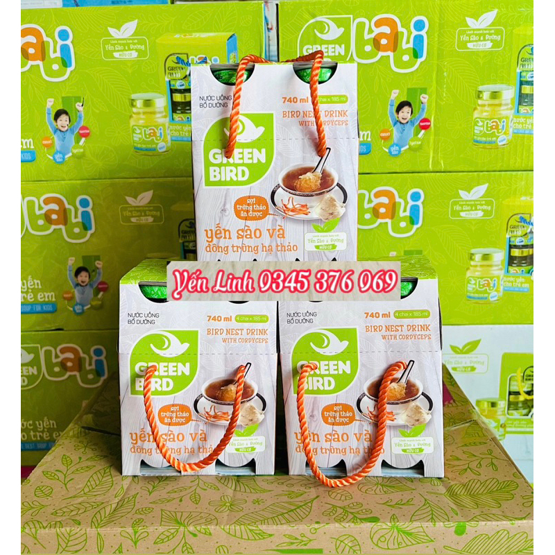 Hộp quà 6 chai Yến Sào và Đông Trùng Hạ Thảo