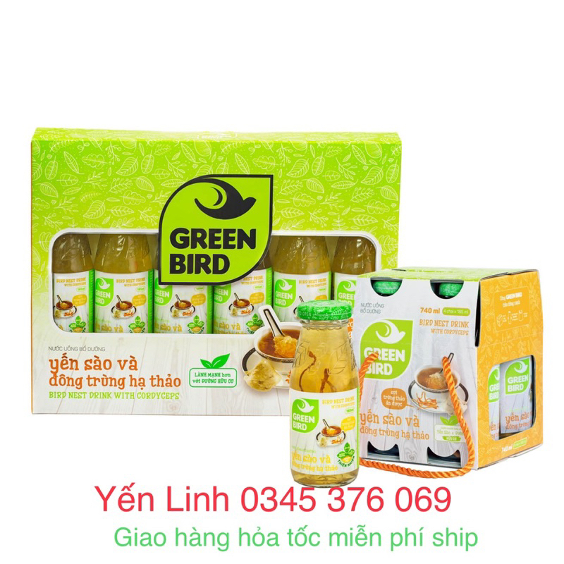 Hộp quà 6 chai Yến Sào và Đông Trùng Hạ Thảo