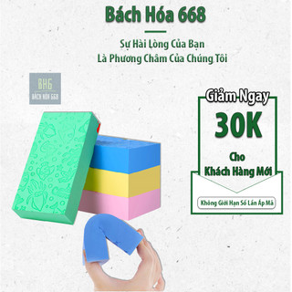 Bông tắm kì ghét tạo bọt Hàn Quốc Pororo nhiều màu sắc