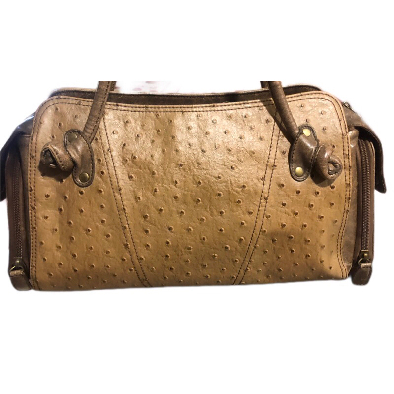 Túi xách tay nữ da đà điểu cho bạn công sở .