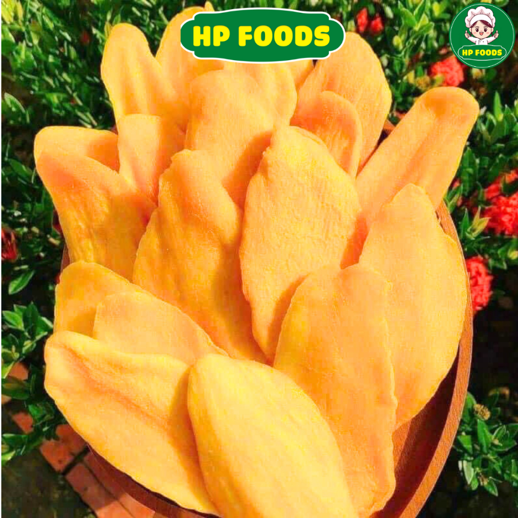 Xoài sấy dẻo không đường Hủ Pet 300gr trái cây sấy đặc sản Đà Lạt Siêu Dẻo Siêu Ngon - HP FOODS