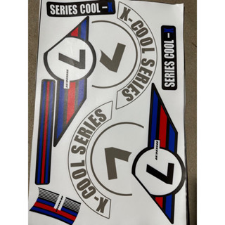 Tem số 7 dán xe điện Xmen tem xịn 3 lớp 1 năm không bong