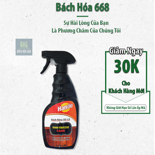 Chai xịt bảo dưỡng đánh bóng đồ gỗ Hando 600ml - Dùng được nhiều lần