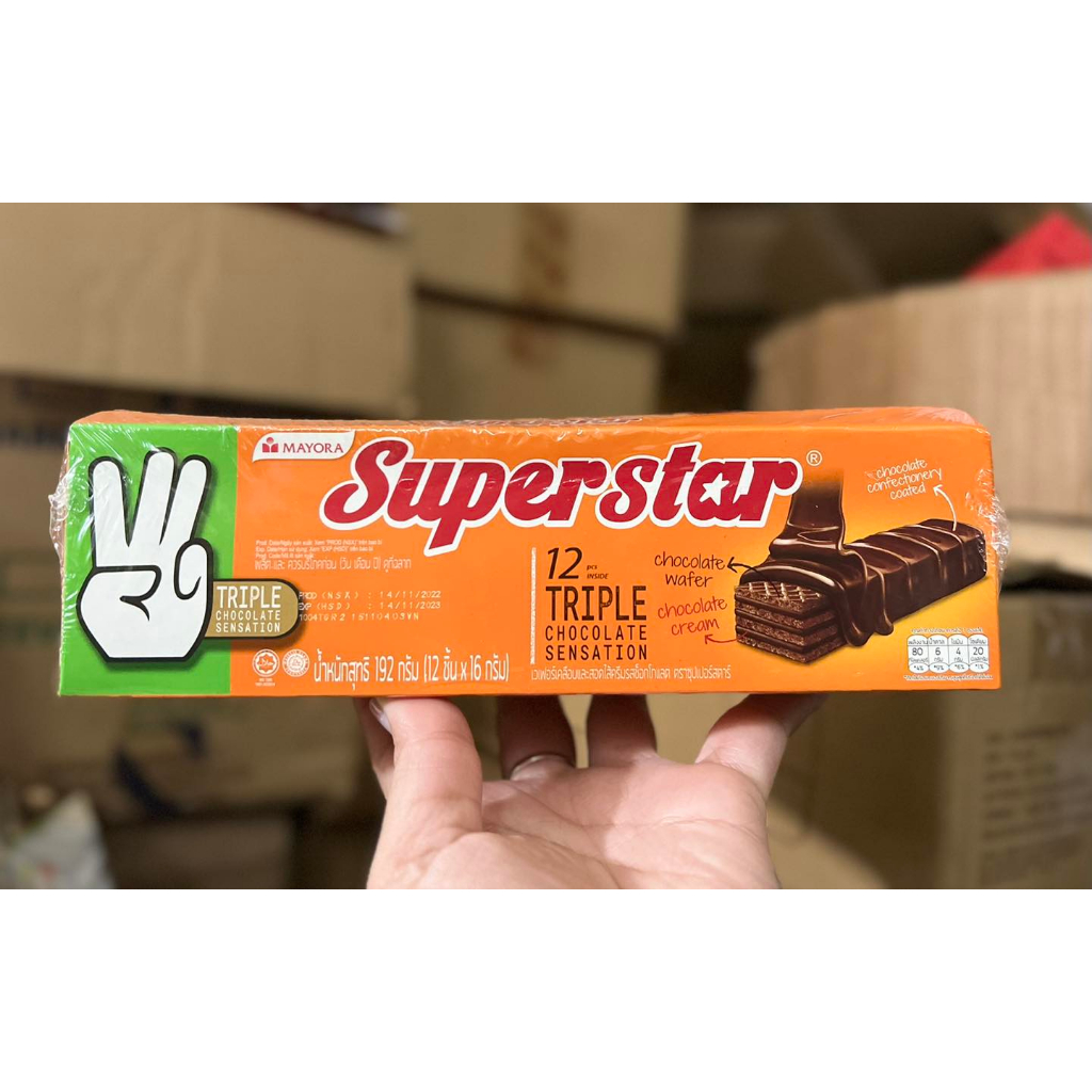 Bánh xốp Socola Supperstar