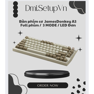 BÀN PHÍM CƠ JamesDonkey A3 / Full phím / 3 MODE