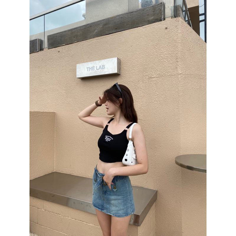 Áo croptop dáng corset DA630