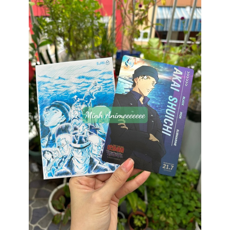 Card nhân vật phim ngẫu nhiên /  Tàu Ngầm Sắt Màu Đen - Conan Movie 2023