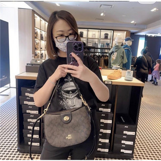 Túi Coac.h ella dư xịn nắp gập đeo chéo