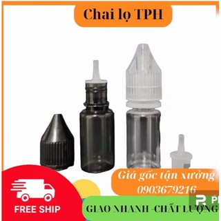 Lọ nhựa chiết mực xăm 10ml , chiết mỹ phẩm du lịch