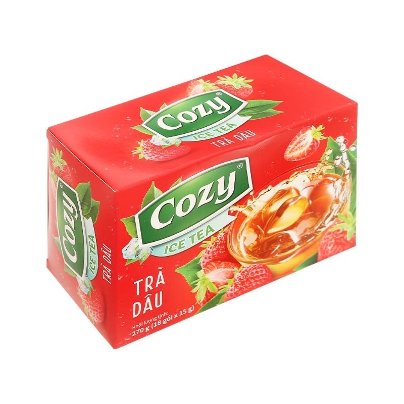 Trà hòa tan Cozy các vị đào/dâu/chanh/vải/táo
