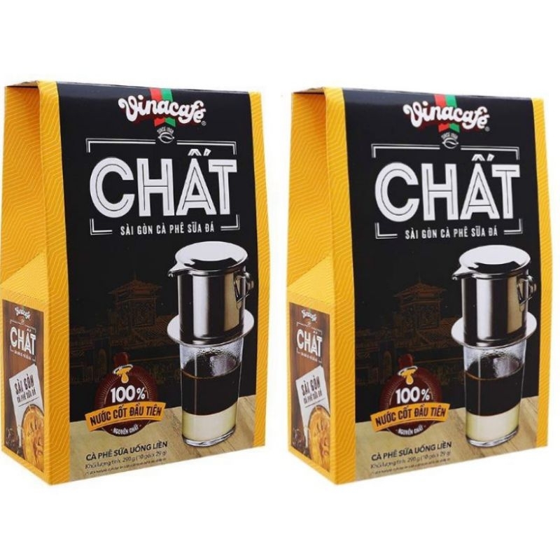 ComBo 4 Hộp Vinacafe Chất Thơm Ngon Đậm Đà (10gói x 29gram) DATE GIAO MỚI
