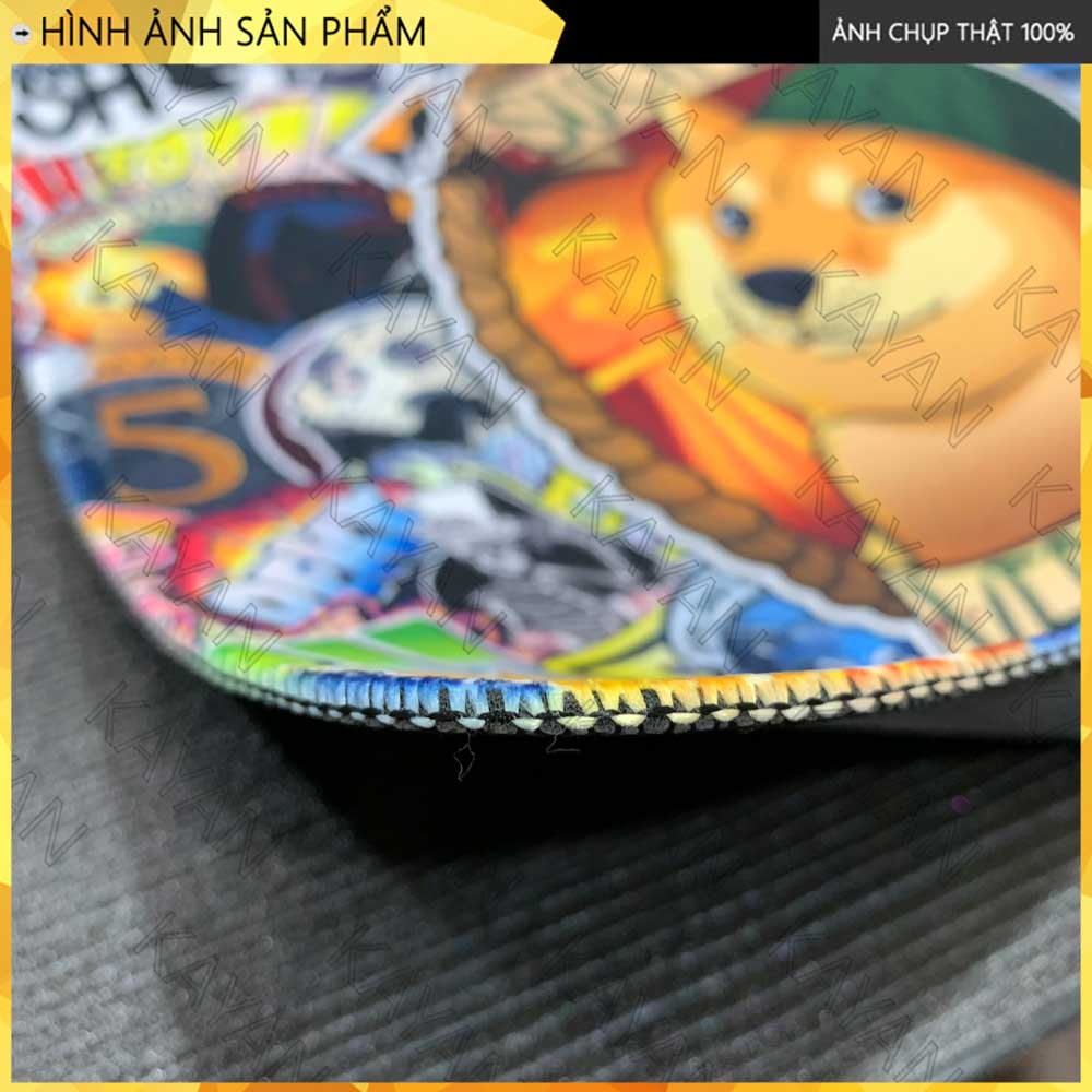 Lót chuột gaming văn phòng chống nước 30x25cm, dày 3mm, có bo viền chống trượt