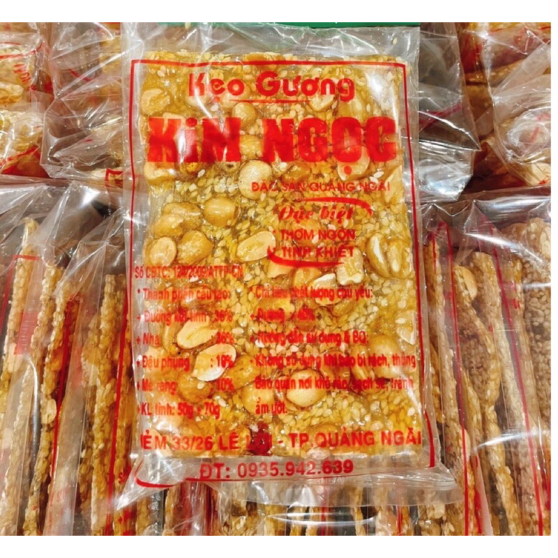 Kẹo Gương Quảng Ngãi_Giòn Mạch Nha-Thơm Vị Đậu