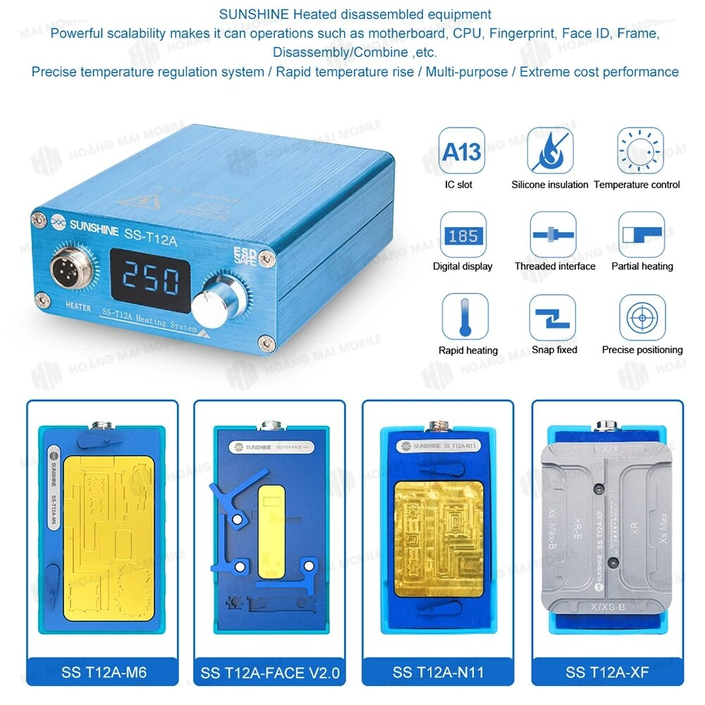 Đế nhiệt Sunshine tách main X tới 14 Pro Max