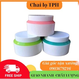 Hủ đựng kem body hồng xanh 150g