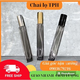 (Combo 50 chai) Chai Chiếc Nước Hoa Mini 10ml Thủy Tinh