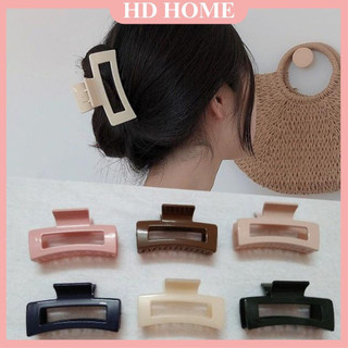 Kẹp tóc vuông càng cua phong cách Hàn Quốc hotrend, kẹp vuông trơn càng cua