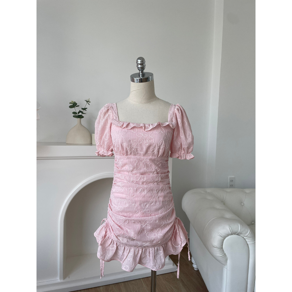 Đầm nữ hồng phấn barbie - Cany Mini Dress