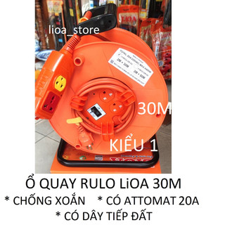 ổ cắm dân dụng Lioa kiêủ rulo chống xoán