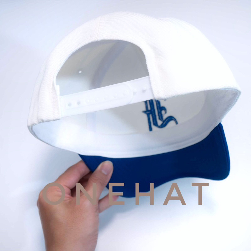 Nón Lưỡi Trai Fom Vuông Trucker logo chữ F thêu nổi 3D vải trắng kem chất lượng cao Brand One Hat