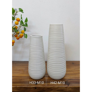 Lọ hoa bình hoa dáng bom lò xo mộc ganh