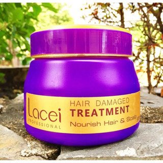 ( LACEI TÍM ) Kem Hấp dầu Lacei Hair Damaged Treatment 500ml
