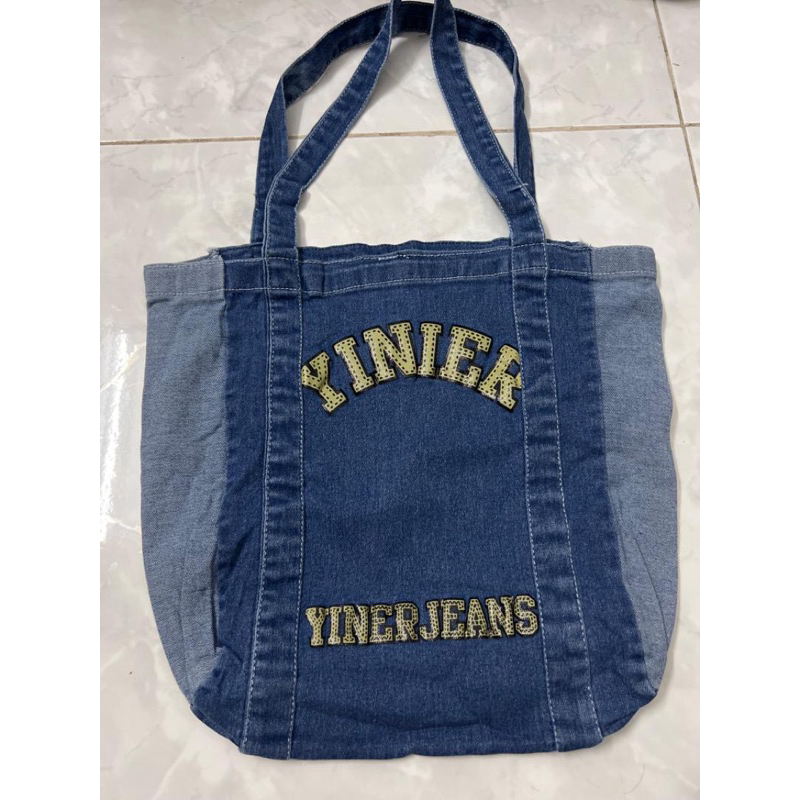 Túi Xách Vải Denim Màu Sắc Xinh Xắn Dành Cho Nữ