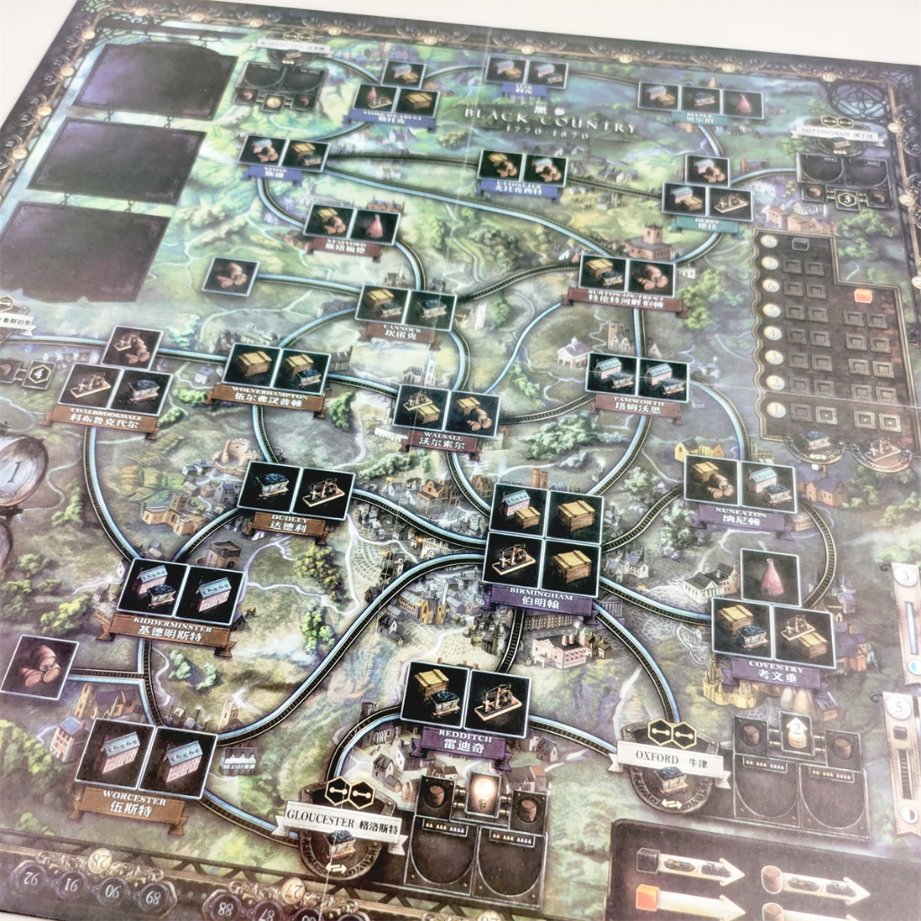 Brass Birmingham boardgame trò chơi quản lý tài nguyên