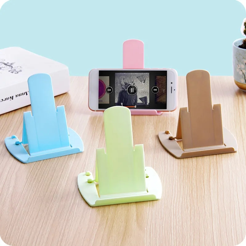 Giá đỡ kẹp điện thoại để bàn điều chỉnh độ cao gấp gọn hỗ trợ xem phim, livestream, quay video Howdy