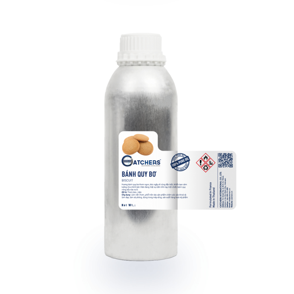 Tinh dầu Bánh Quy Bơ 10ml - 100ml / Biscuit Pure Oil | Tinh dầu đậm đặc Full