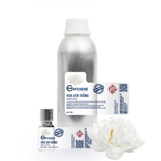 Tinh dầu hoa sen trắng 10ml - 100ml / white lotus pure oil | tinh dầu đậm đặc full