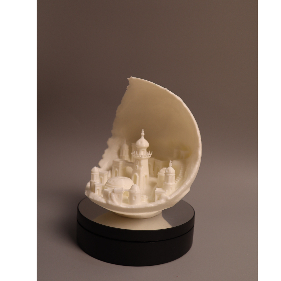 Moon city  in 3D