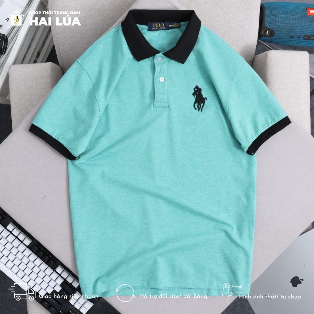 Áo polo nam xuất dư Ralph có size từ 60kg đến 90kg