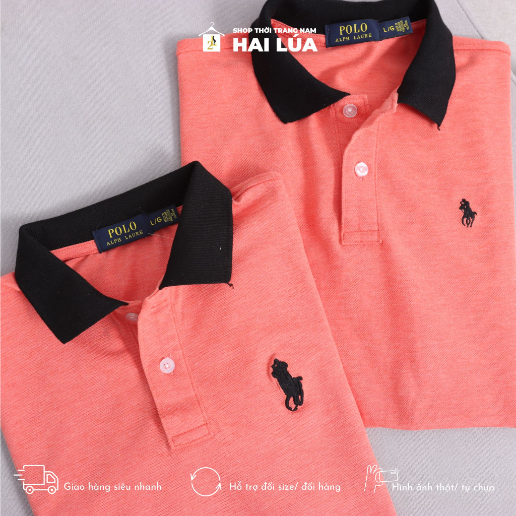 Áo polo nam xuất dư Ralph có size từ 60kg đến 90kg