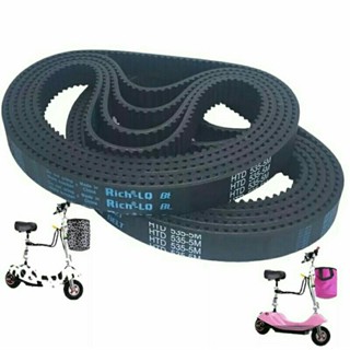 Dây curoa xe điện HTD 3M-384-12, HDT 3M-390-12, HTD 5M 535, HTD 5M 635 dành cho xe điện mini e scooter 8 inch, 10 inch
