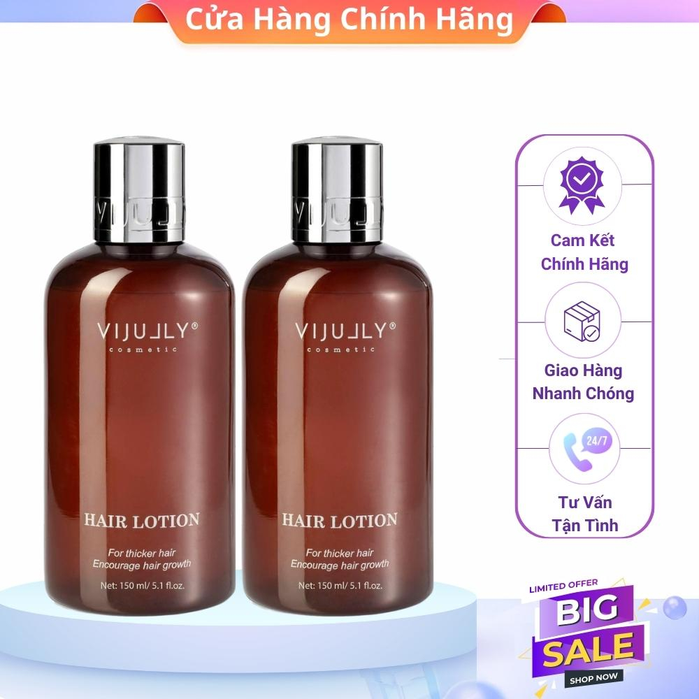 Combo 2 Chai Xịt tinh dầu bưởi Vijully Cosmetic Chính Hãng kích thích mọc tóc nhanh dài 3-8cm/tháng tặng kèm quà xinh