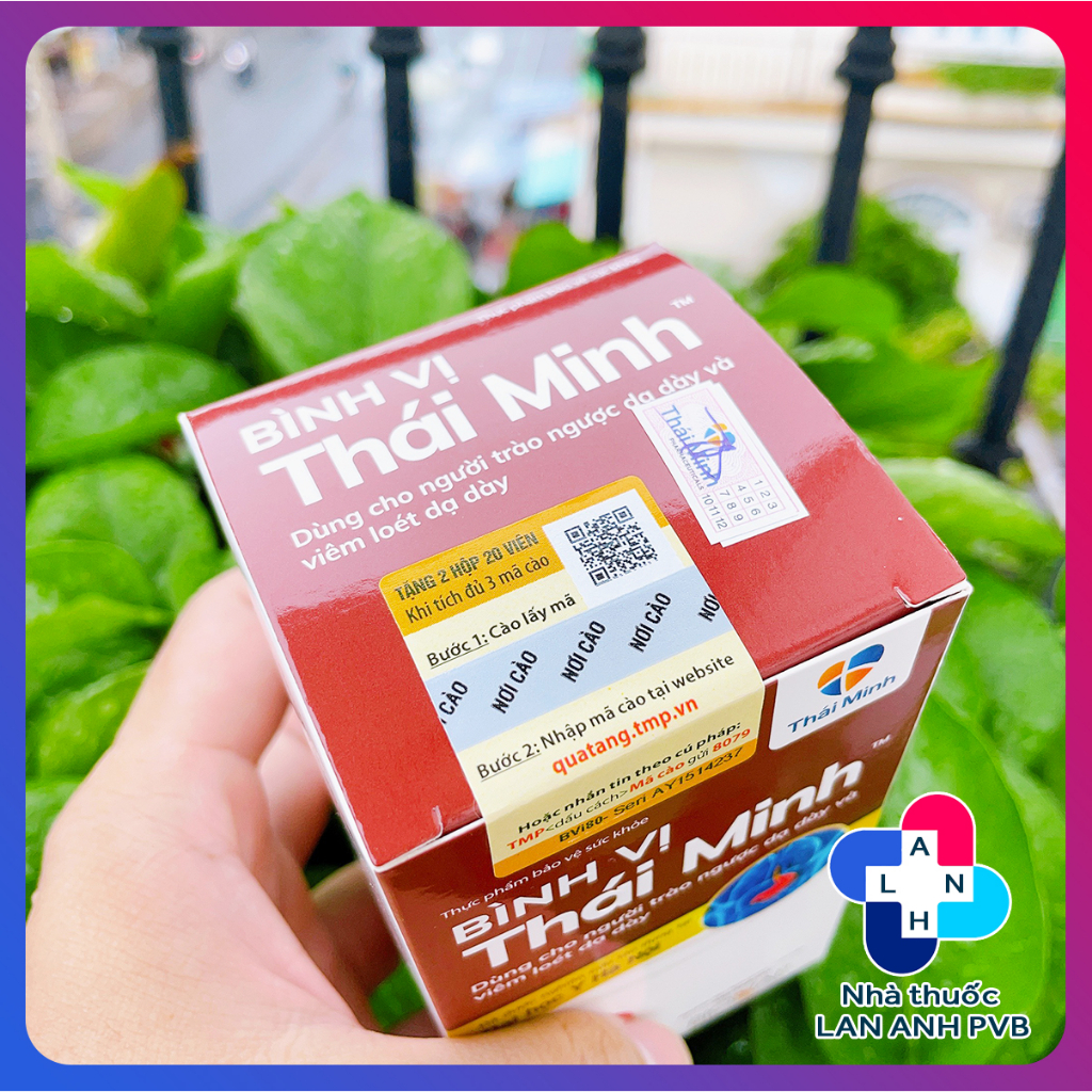 BÌNH VỊ THÁI MINH - Hỗ trợ ngăn trào ngược, lành vết loét dạ dày.