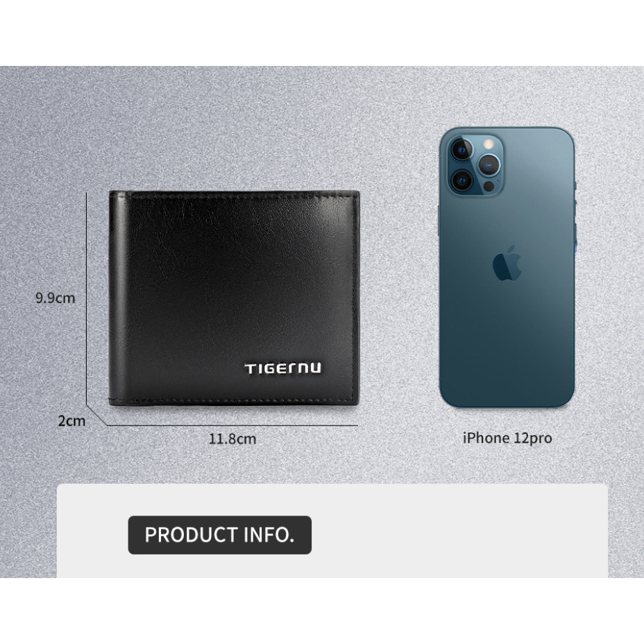 Ví nam thông minh đa chức năng thời trang cao cấp phong cách mới