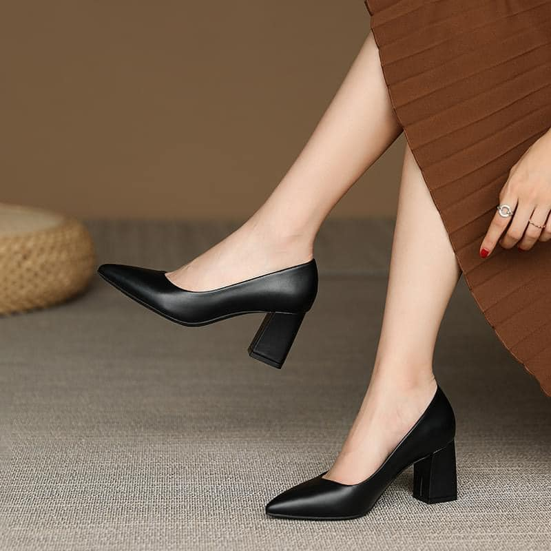 PM15- GIÀY CAO GÓT DA LÌ CAO CẤP