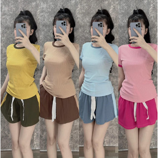 Đồ bộ đùi thun gân tăm bigsize 45-90kg