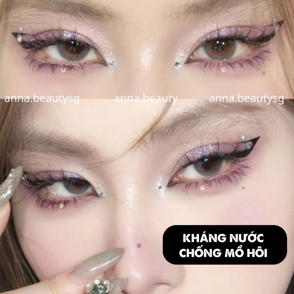 Eyeliner bút kẻ mắt siêu mảnh màu đen hãng N.U.D.E kháng nước chống mồ hôi cao cấp