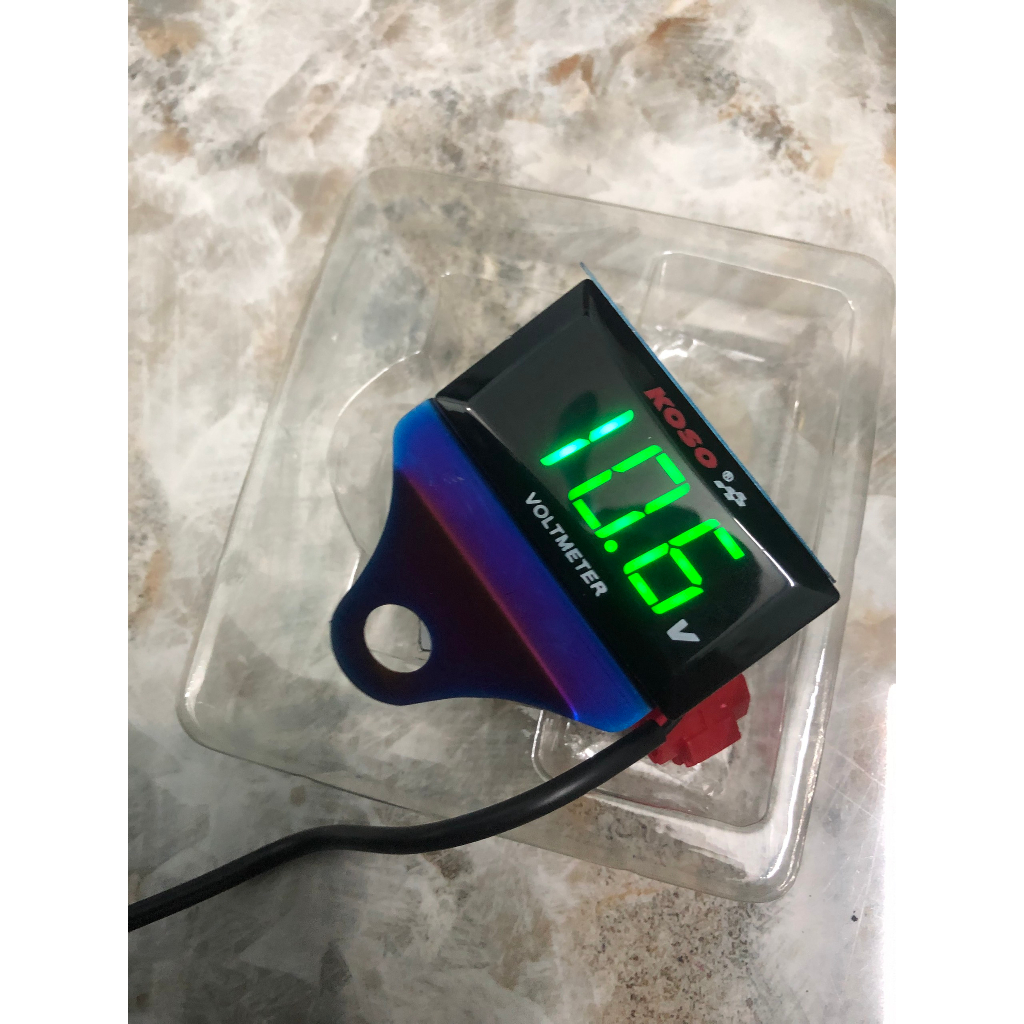 Đồng hồ báo Volt Koso chống nước bản cao cấp 5-150vol