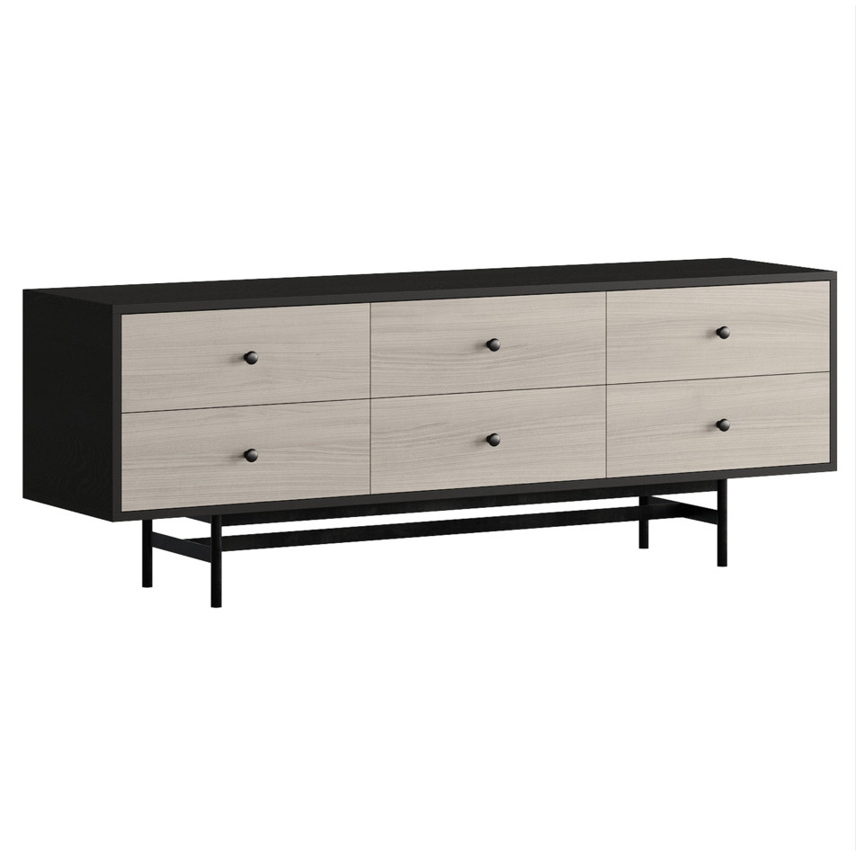 ROBECCA, Kệ tivi, kệ để đồ TVD_041, 160x40x58cm, kệ gỗ Scandi Home