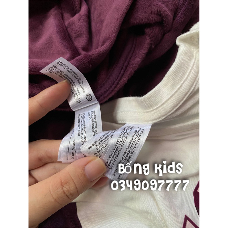 Set 2 Áo Bé Gái LET ME SLEEP Tím Mận C&A