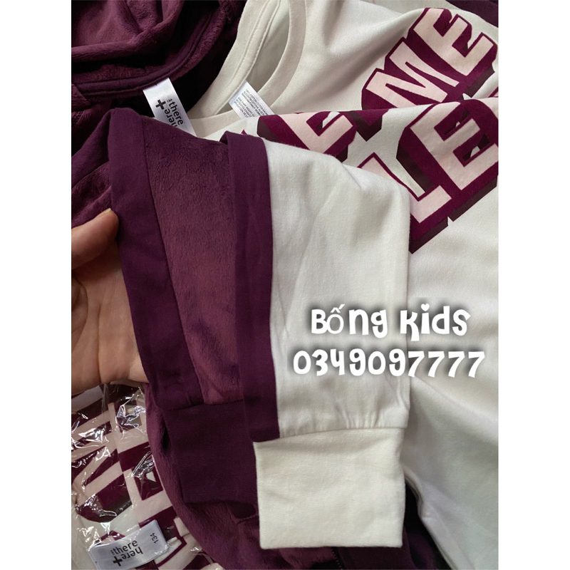 Set 2 Áo Bé Gái LET ME SLEEP Tím Mận C&A