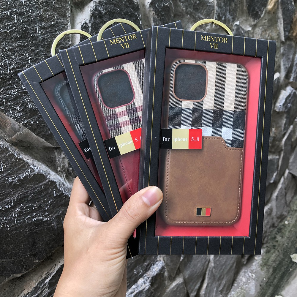 Ốp da Mentor VII chính hãng cho iPhone 15 Pro max,11 đến 14 Pro max