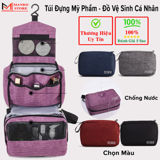 Túi đựng đồ mỹ phẩm, túi đựng đồ trang điểm, túi đựng đồ cá nhân đi du lịch nhiều ngăn chống nước cao cấp